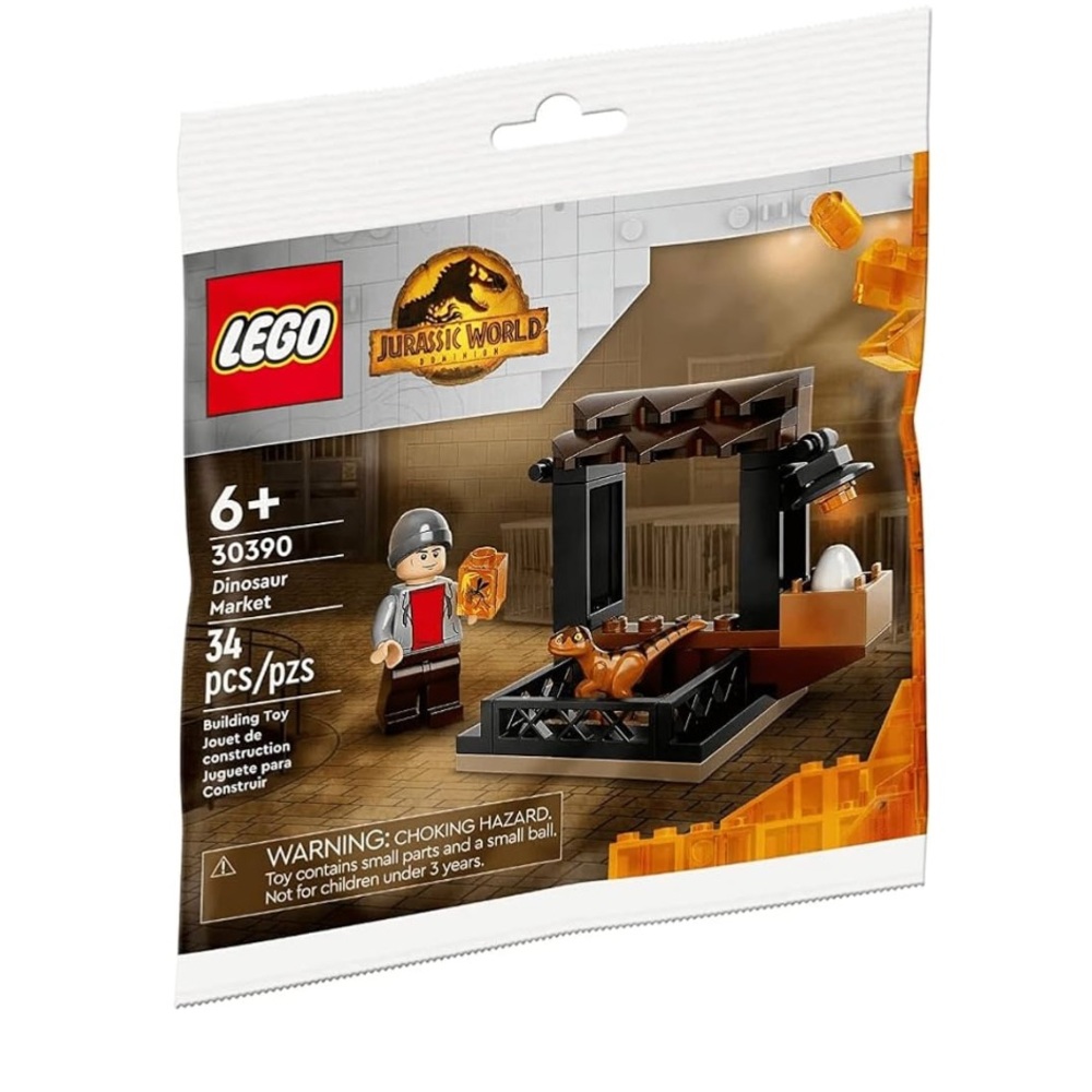 LEGO Jurassic World Dominion Dinosaur Market Polybag 30390 ~ NEW!